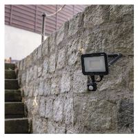 LED reflektor INOVO s pohybovým čidlem, 20W, antracit,  neutrální bílá (6)