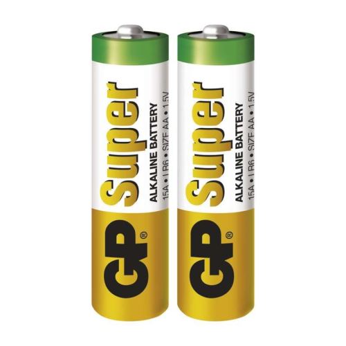 GP Baterie tužková ALKALINE LR6 (R6A) 1,5V AA blistr 2ks