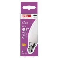LED žárovka Classic svíčka / E14 / 4,2 W (40 W) / 470 lm / neutrální bílá (5)