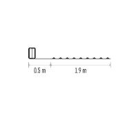 LED vánoční nano řetěz, 1,9 m, 2x AA, vnitřní, studená bílá, časovač (3)